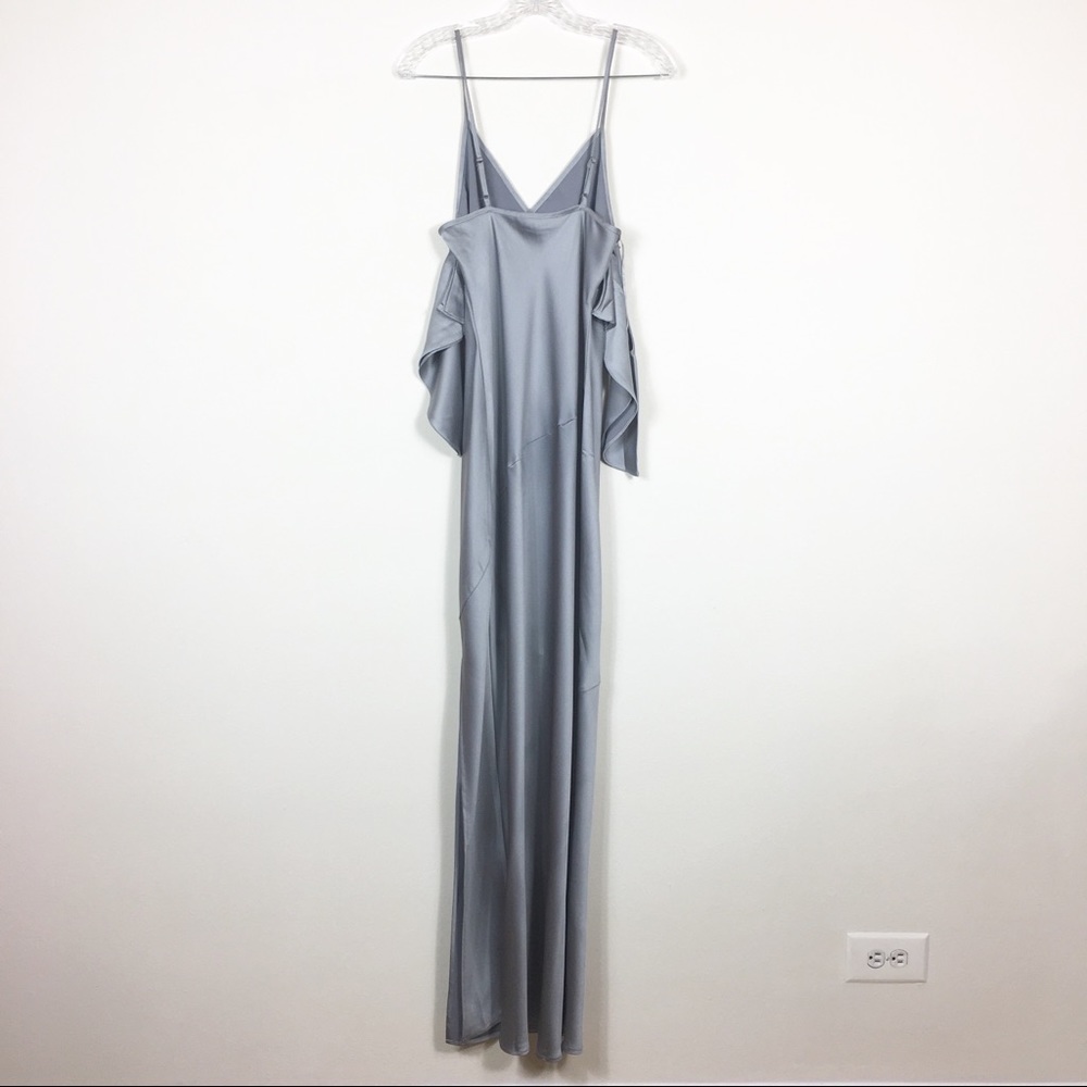 NEW! ASTR | Ruffle Cold Shoulder Full Maxi Dress - Picture 7 of 8